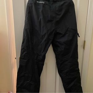 Columbia  Waterproof Snow Ski Pants Snowboard Black Mens Medium